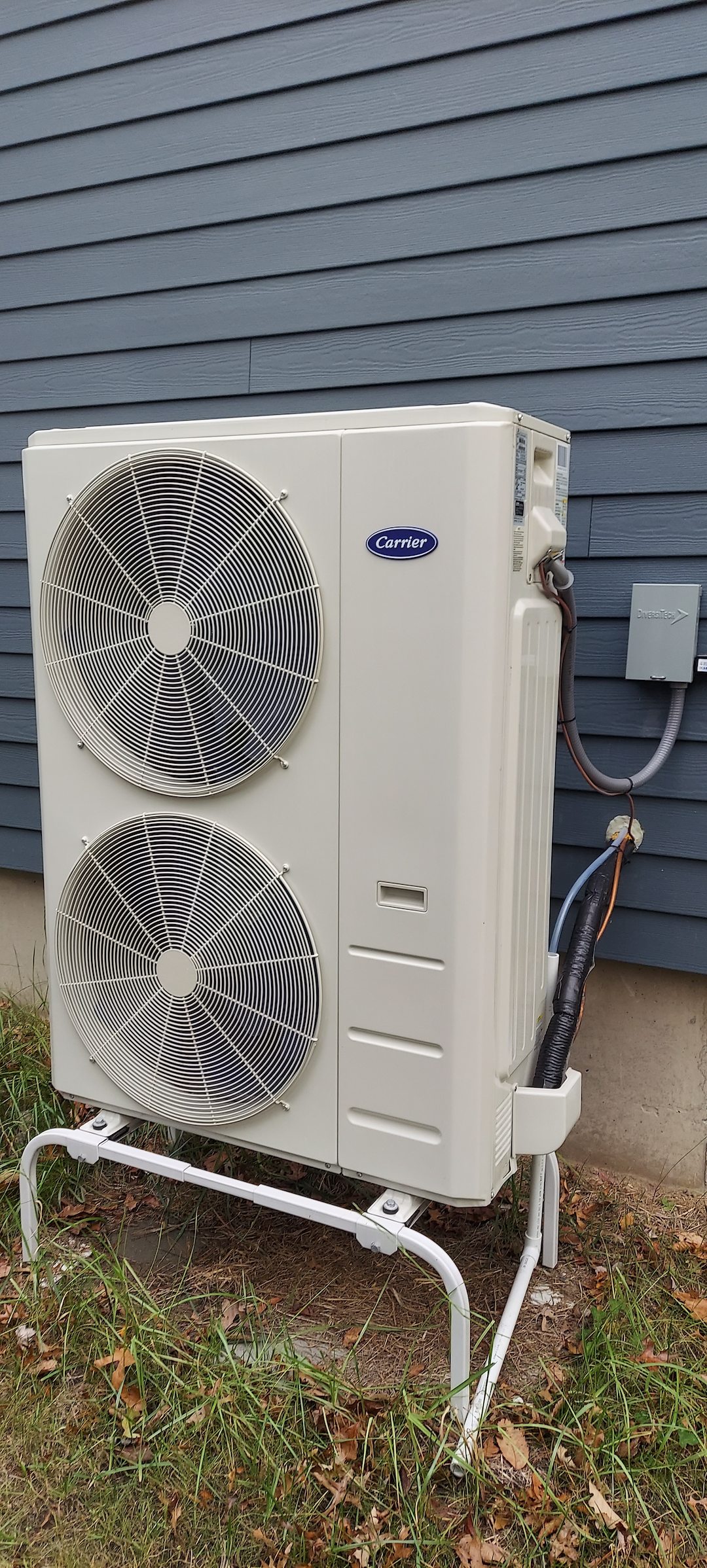 Carrier High Efficiency Heat Pump Heating Installation in New Paltz NY