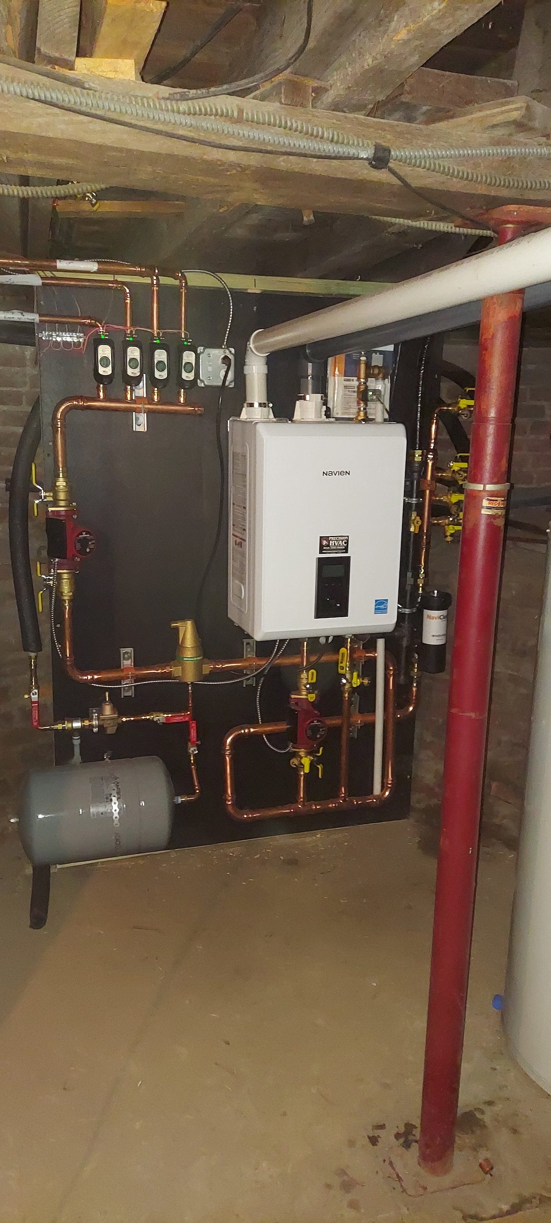 Navien High-Efficiency Gas Boiler Installation in Saugerties, NY